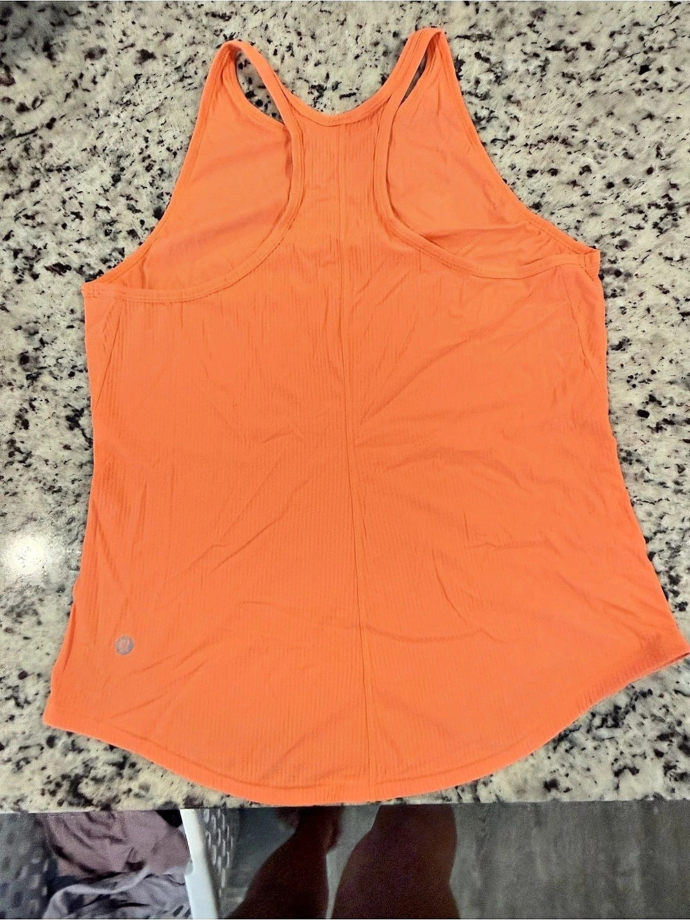 Lululemon Tank Ribbed Orange - Picture 2 of 2